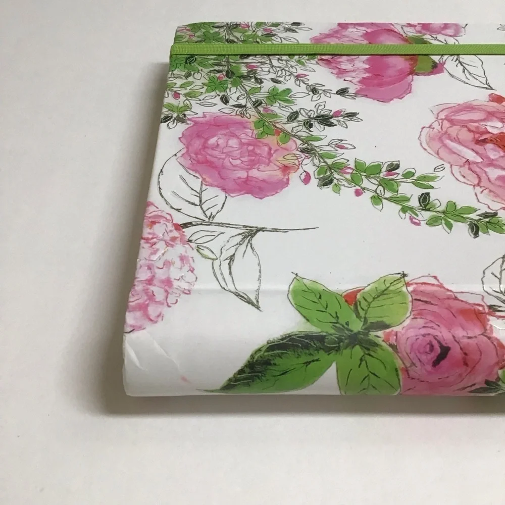 Rose Garden Large Address Book Peter Pauper Press Pink Floral Hardcover Spiral